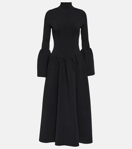 Chloe Wool-blend midi dress