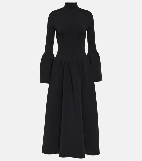 Chloe Wool-blend midi dress