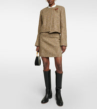 Chloe Wool-blend tweed jacket