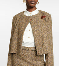 Chloe Wool-blend tweed jacket