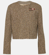 Chloe Wool-blend tweed jacket