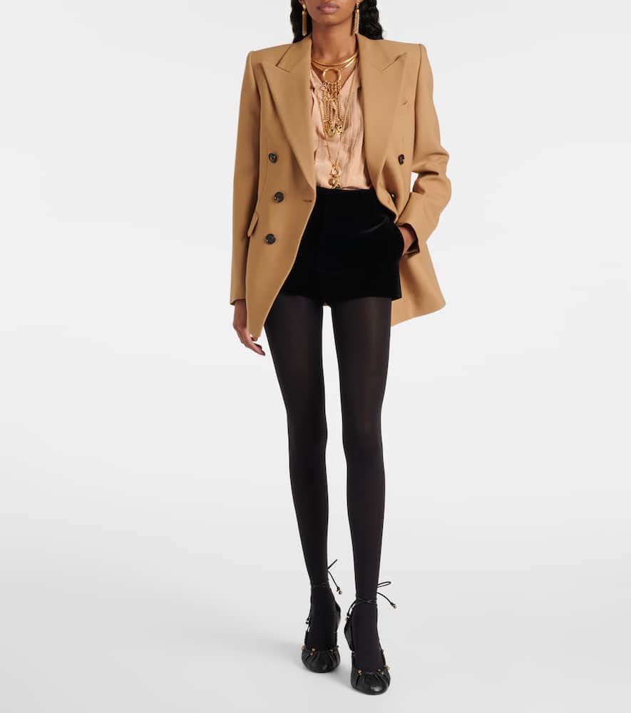 Chloe Wool grain de poudre blazer