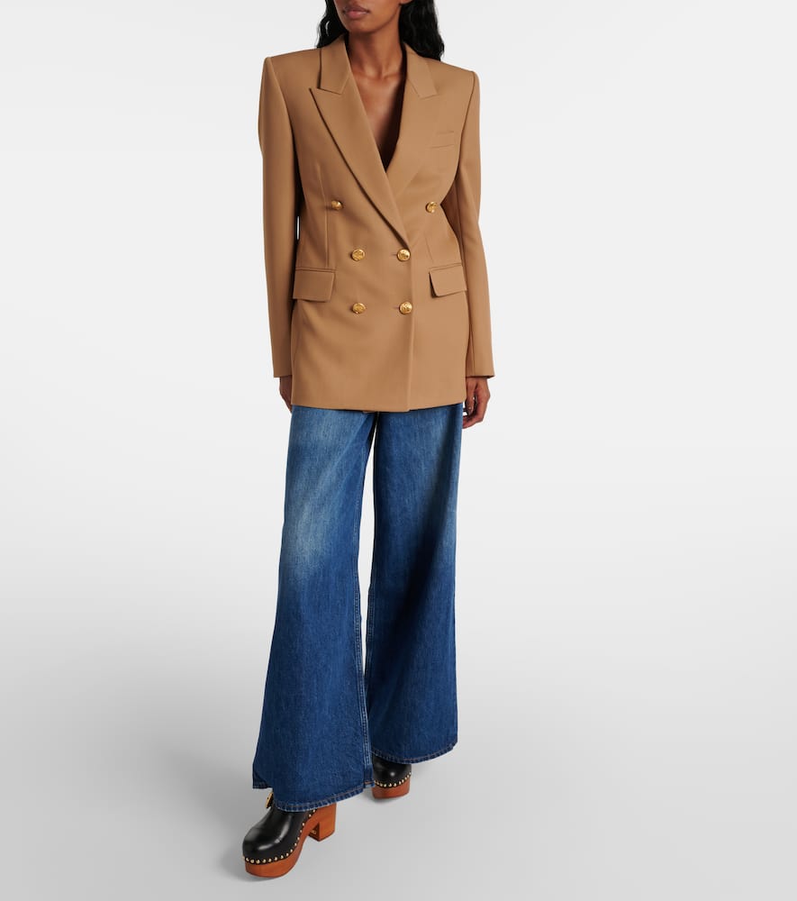 Chloe Wool grain de poudre blazer