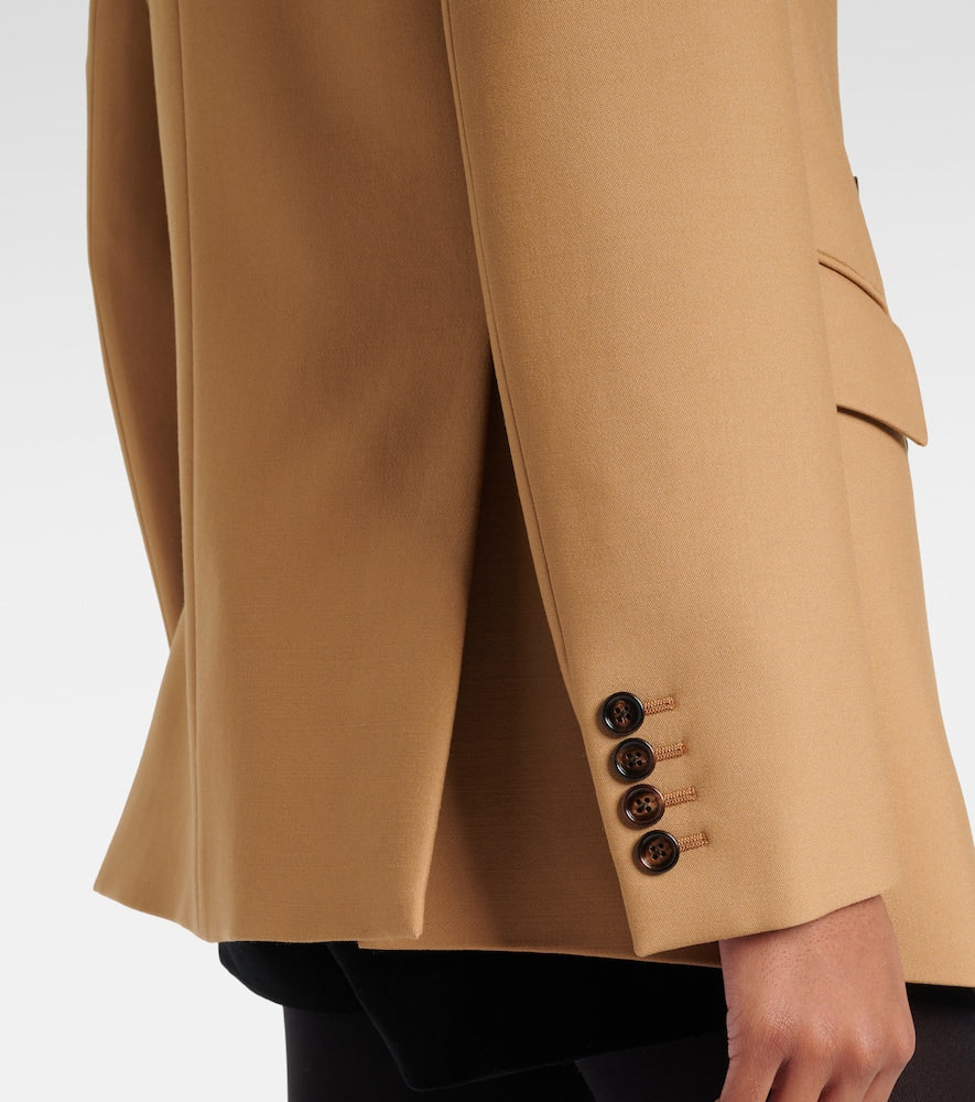 Chloe Wool grain de poudre blazer