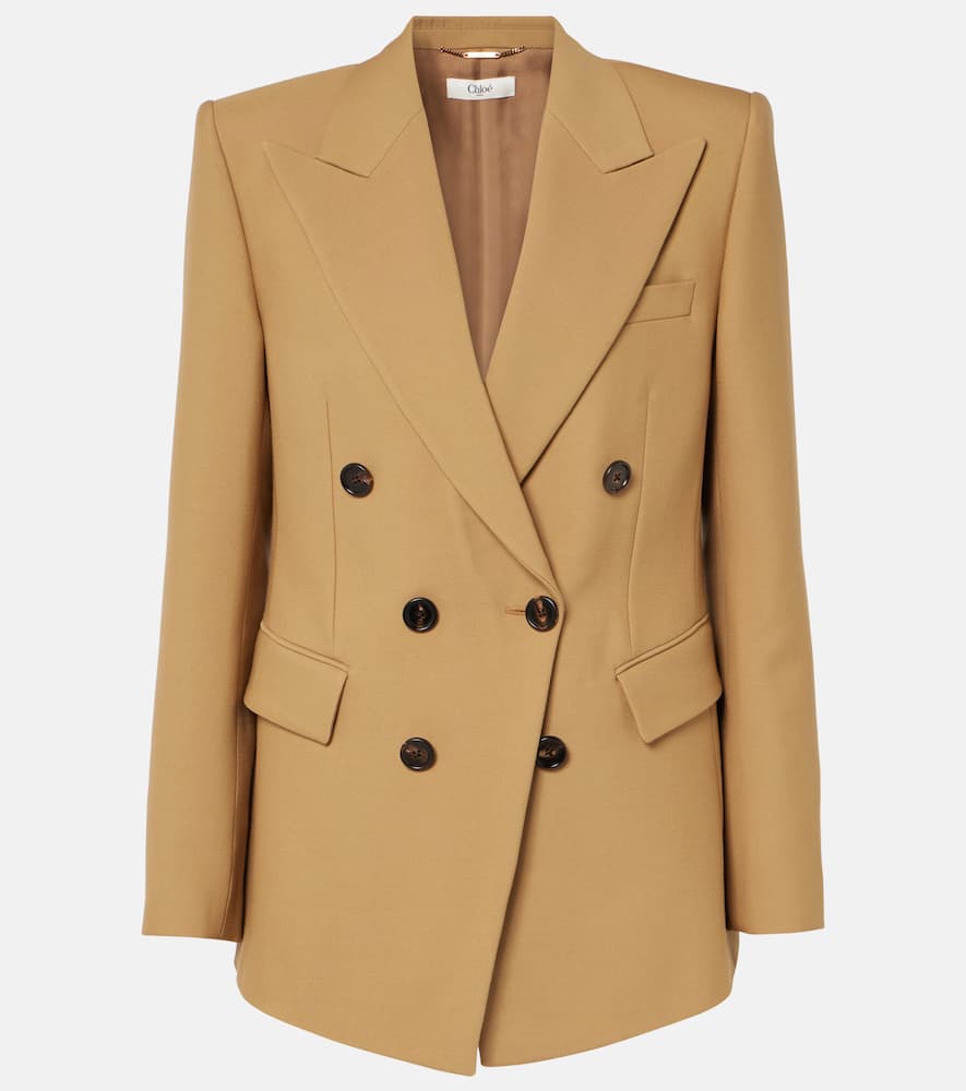 Chloe Wool grain de poudre blazer