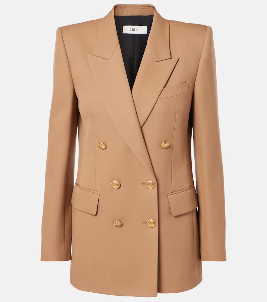 Chloe Wool grain de poudre blazer