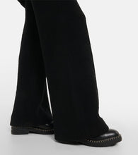 Chloe x Barbour lace-up leather ankle boots