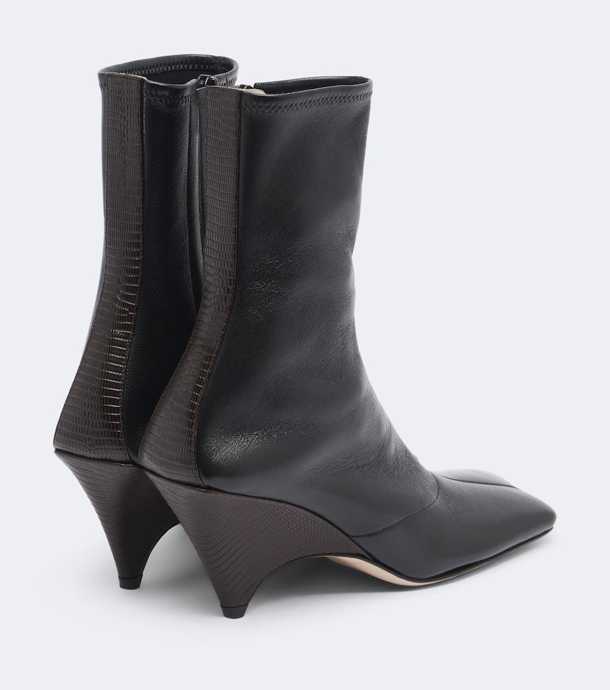 Christen Edge leather ankle boots in Black - Ankle Boots