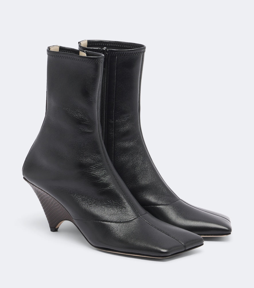 Christen Edge leather ankle boots in Black - Ankle Boots