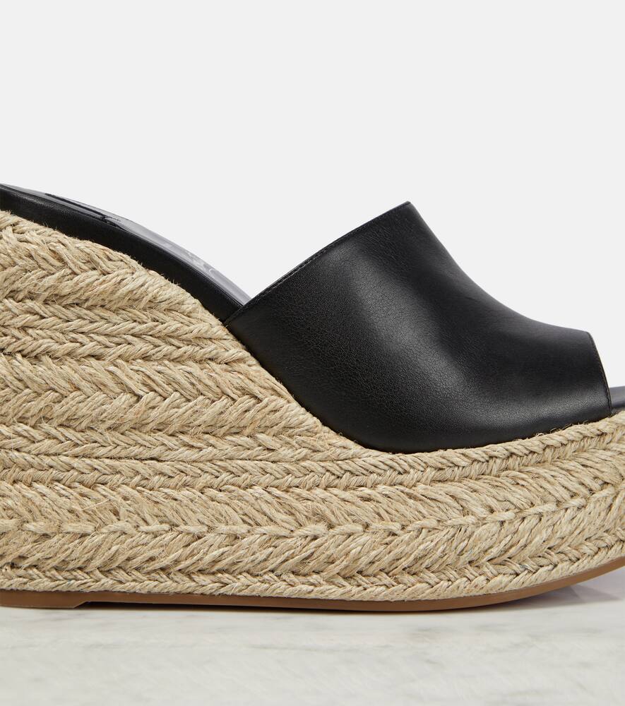 Christian Louboutin Ariella Zeppa leather espadrille sandals