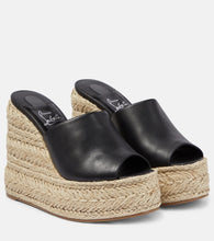 Christian Louboutin Ariella Zeppa leather espadrille sandals