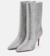 Christian Louboutin Astrilarge Strass suede ankle boots