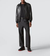 Christian Louboutin Astroloubi leather and suede sneakers