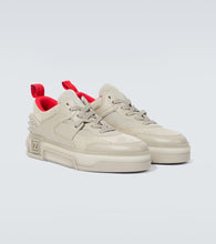 Christian Louboutin Astroloubi leather and suede sneakers