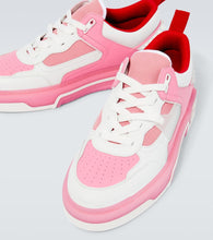 Christian Louboutin Astroloubi leather-trimmed sneakers