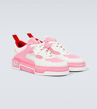 Christian Louboutin Astroloubi leather-trimmed sneakers