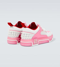 Christian Louboutin Astroloubi leather-trimmed sneakers