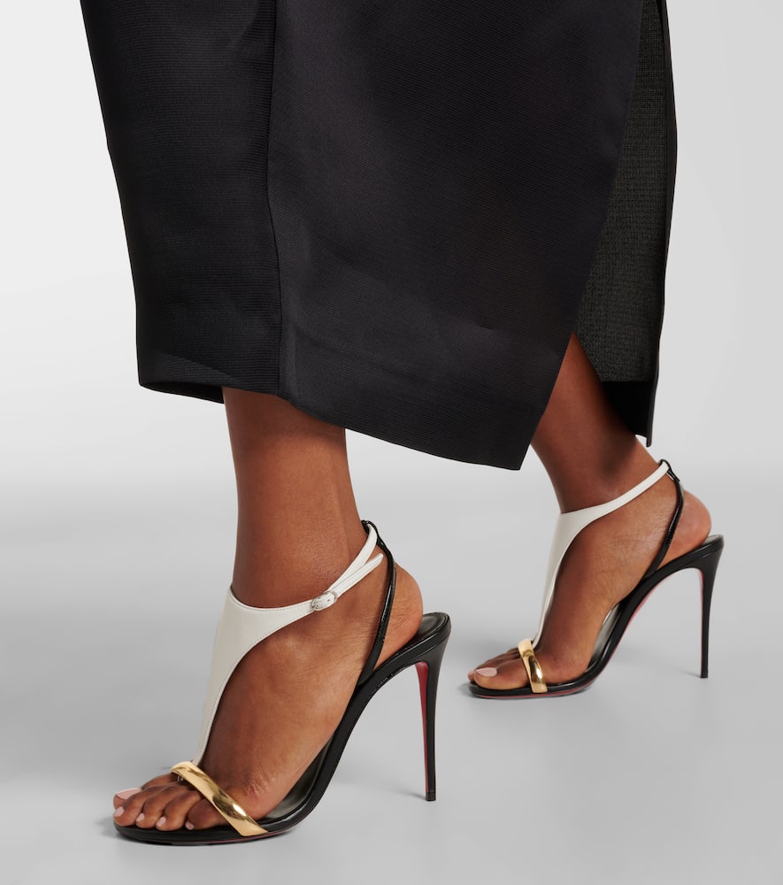 Christian Louboutin Athina 100 leather sandals