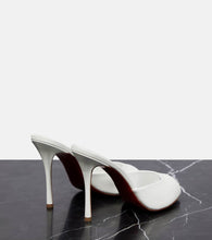Christian Louboutin Bridal Me Dolly patent leather mules