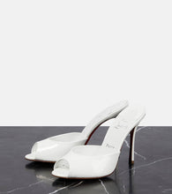 Christian Louboutin Bridal Me Dolly patent leather mules