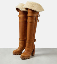 Christian Louboutin Brodeback Lug over-the-knee boots