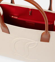Christian Louboutin By My Side E/W Large canvas tote bag