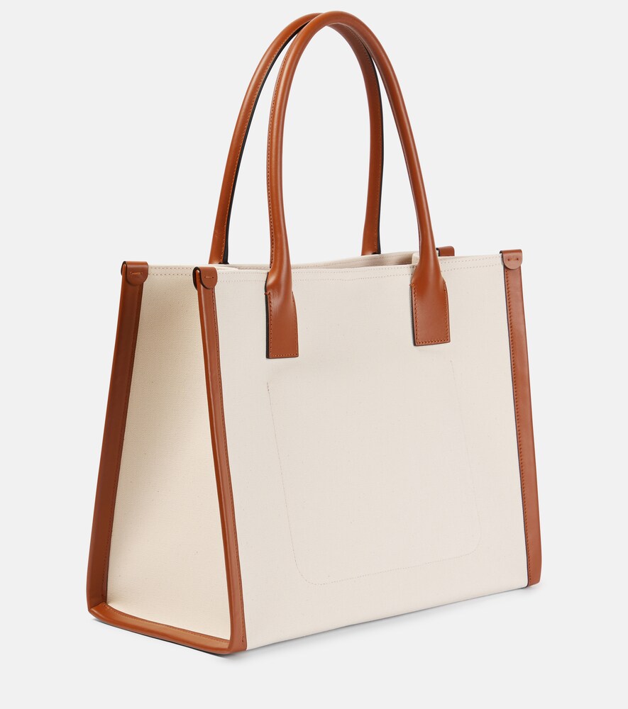 Christian Louboutin By My Side E/W Large canvas tote bag