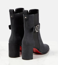 Christian Louboutin CL Chelsea Booty suede ankle boots