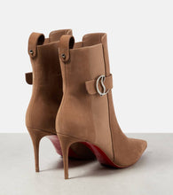 Christian Louboutin CL Chelsea Booty suede ankle boots