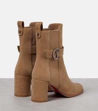 Christian Louboutin CL Chelsea Booty suede ankle boots