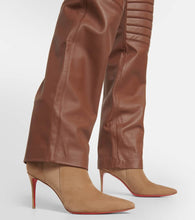 Christian Louboutin CL Chelsea Booty suede ankle boots