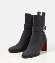 Christian Louboutin CL Chelsea Booty suede ankle boots