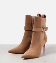 Christian Louboutin CL Chelsea Booty suede ankle boots