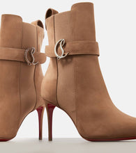 Christian Louboutin CL Chelsea Booty suede ankle boots