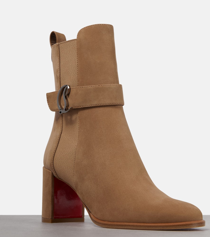 Christian Louboutin CL Chelsea Booty suede ankle boots