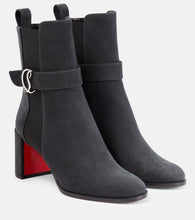 Christian Louboutin CL Chelsea Booty suede ankle boots