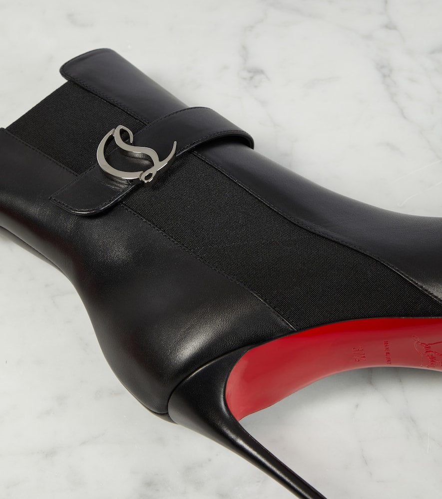 Christian Louboutin CL Chelsea leather ankle boots