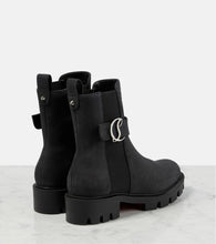 Christian Louboutin CL Chelsea suede ankle boots