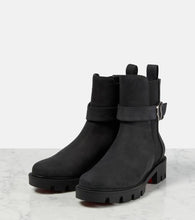 Christian Louboutin CL Chelsea suede ankle boots