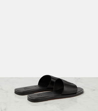 Christian Louboutin CL Mule embossed leather sandals