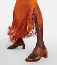 Christian Louboutin CL Tongamule leather sandals