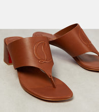 Christian Louboutin CL Tongamule leather sandals