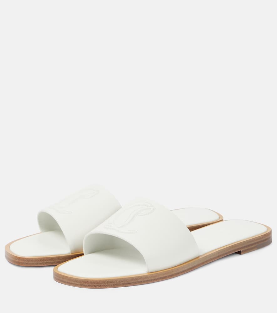 Christian Louboutin CL leather mules