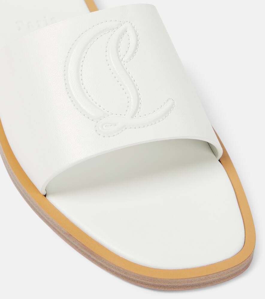 Christian Louboutin CL leather mules