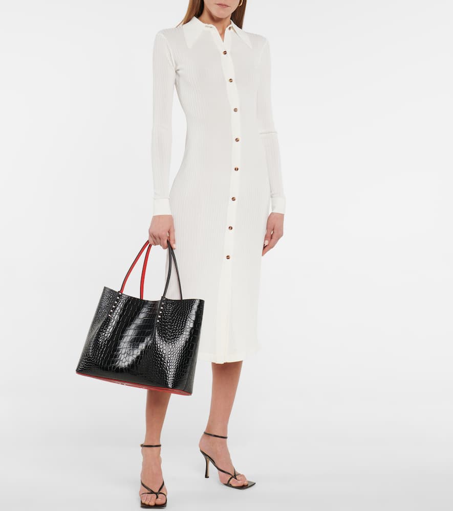 Christian Louboutin Cabarock Large studded leather tote