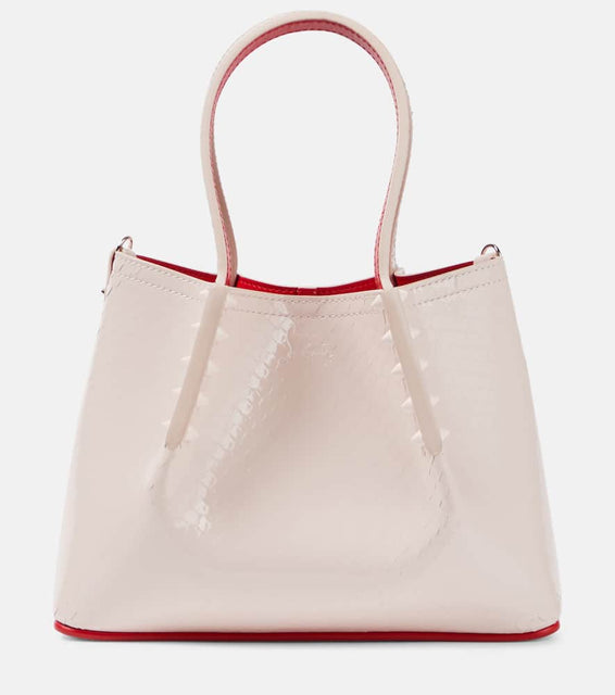 Christian Louboutin Cabarock Mini leather tote bag. Shop Christian Louboutin Shoulder Bags for women now.
