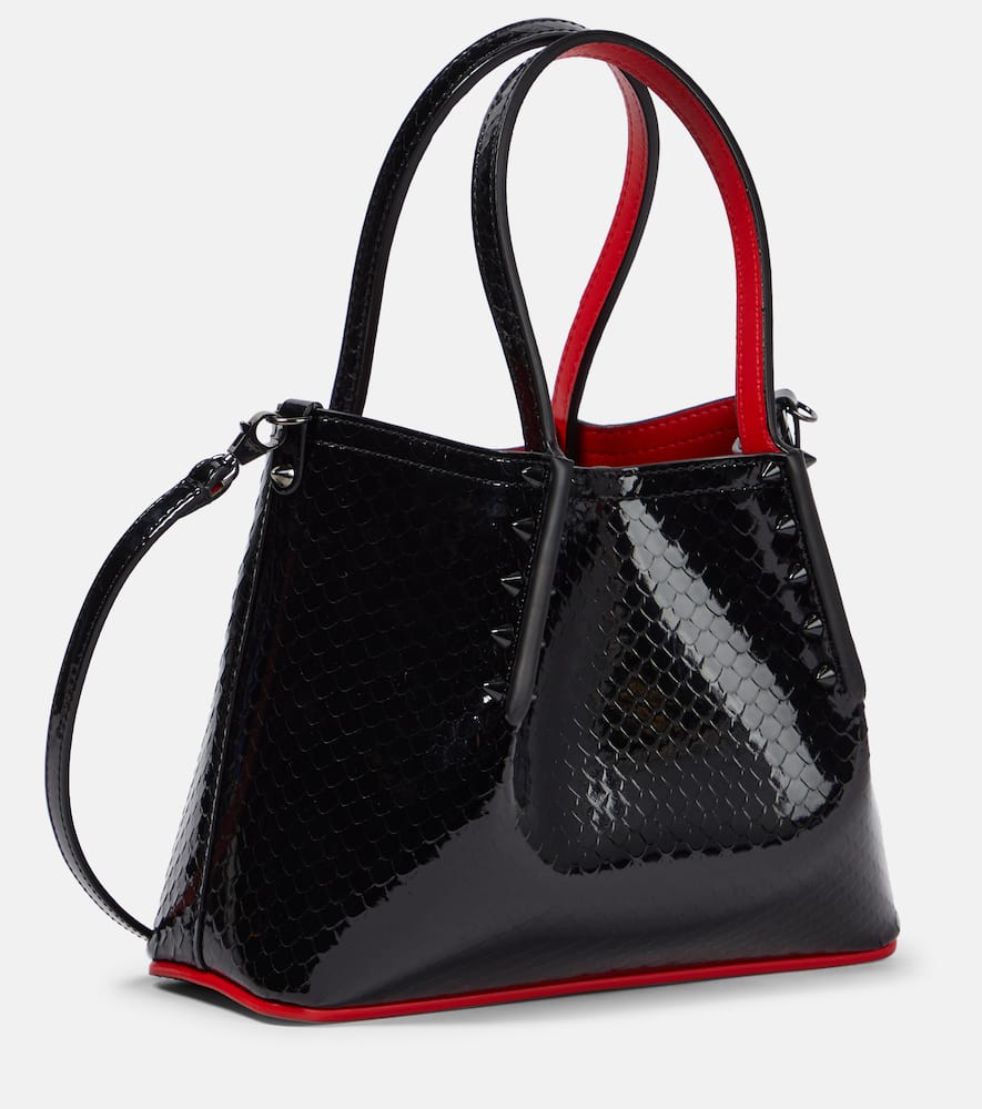 Christian Louboutin Cabarock Mini patent leather tote bag