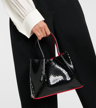 Christian Louboutin Cabarock Mini patent leather tote bag