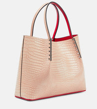 Christian Louboutin Cabarock Small croc-effect leather tote