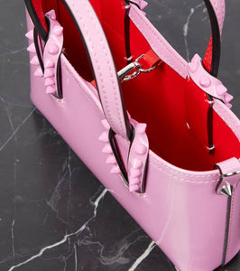 Christian Louboutin Cabata Nano patent leather tote bag
